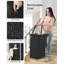 Rolling Laundry Hamper with Handles-1132971363