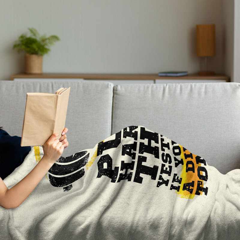 Hand Woven Throw Blanket, 50" x 70"