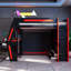 Lit mezzanine de qualité supérieure avec bureau intégré et éclairage intelligent-1668218785
