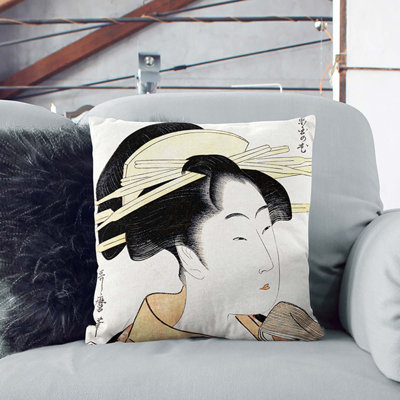 Azumaya No Hana Square Throw Cushion