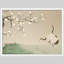 «Elegant Cranes and Blossoms in Traditional Traditional Style», affiche rustique encadrée-104785418-104785421