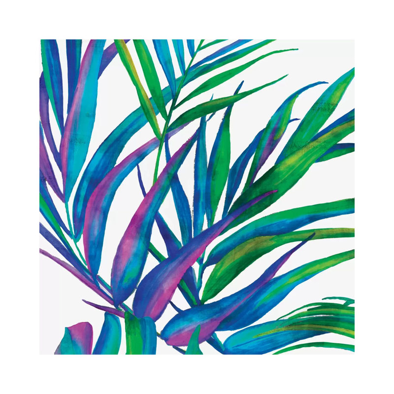 Colorful Leaves II 1 Piece Wrapped Canvas Painting, 45.72 cm H x 45.72 cm W x 1.91 cm D