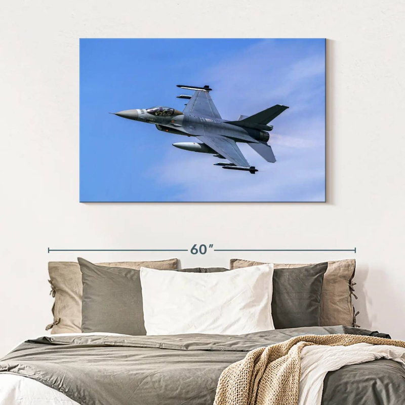 Mait Royal Netherlands Fighter Jet, 32" H x 48" W