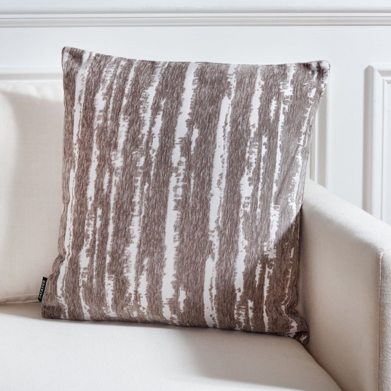 Revell Square Pillow Cover & Insert, Gray, 18" x 18"