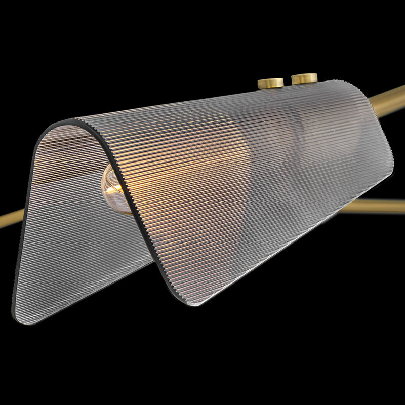 Hinkley Altman Chandelier, Lacquered Brass