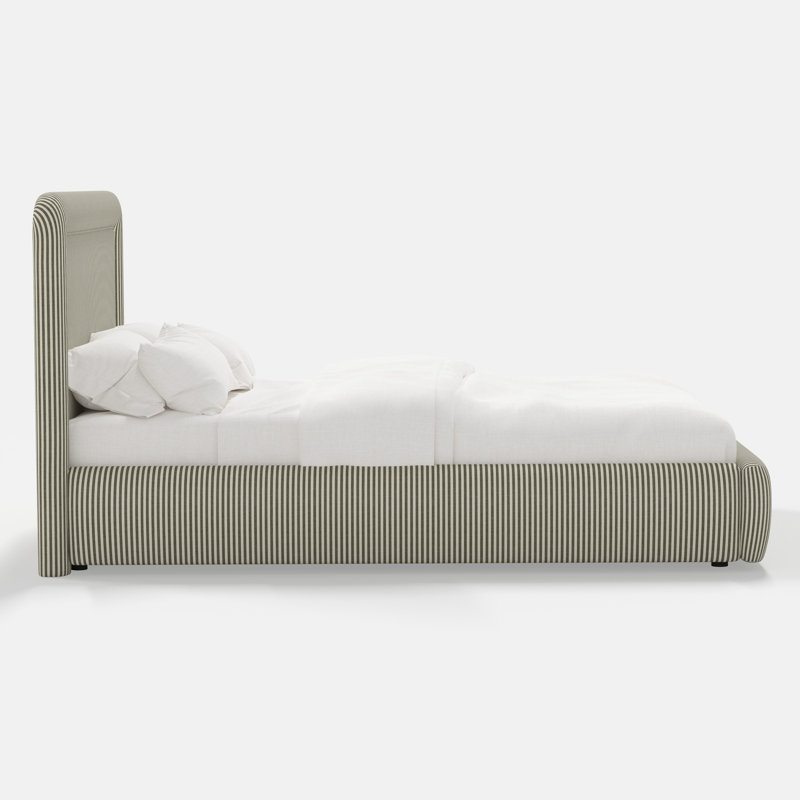 Stoffer Home x Cloth and Co. Marisa Bed, Full, Jane Stripe Laurel