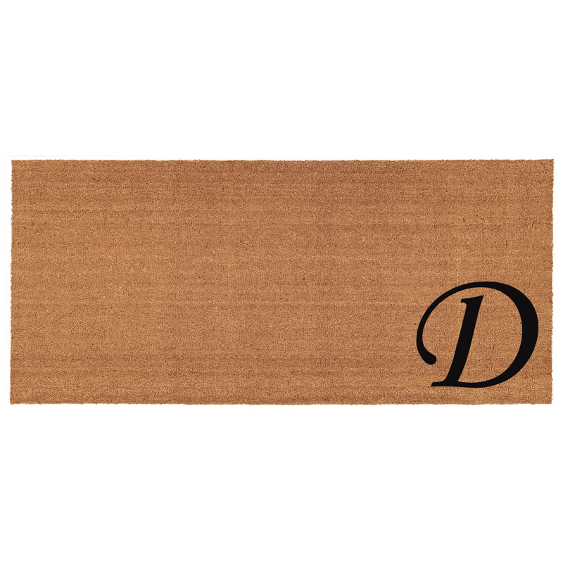 Tapis d'entrée antidérapant Zebrowski, D, Rectangle 2 pi x 4 pi