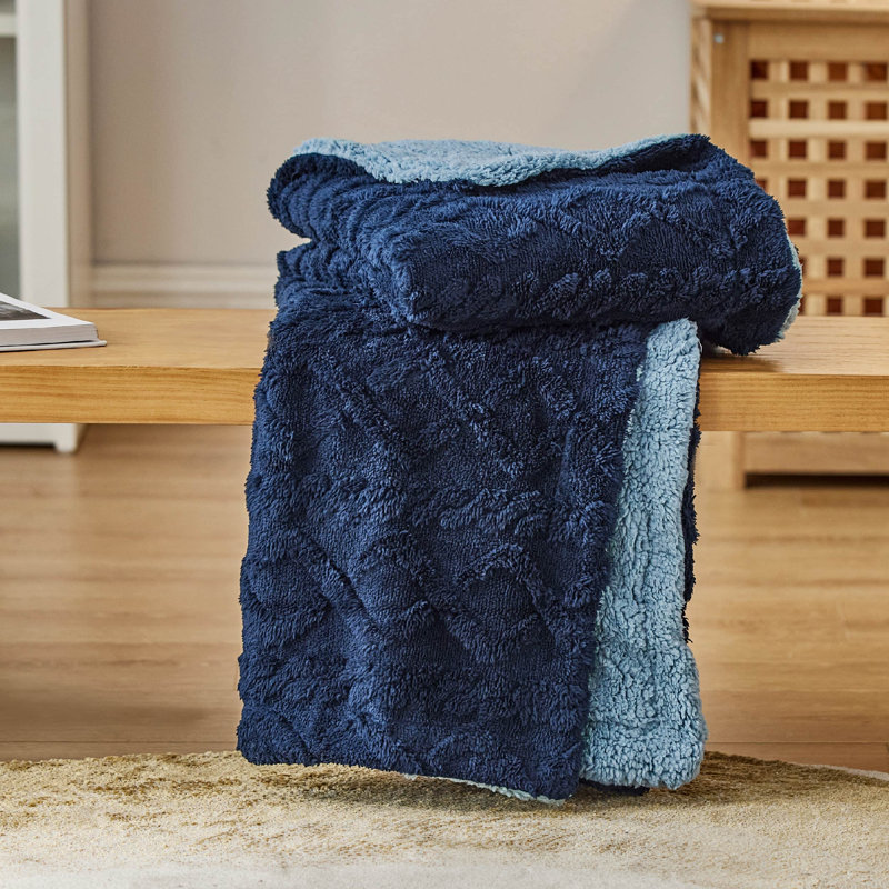 Downey Blanket, Navy