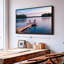Lake Dock Chairs, reproduction sur toile-101452597