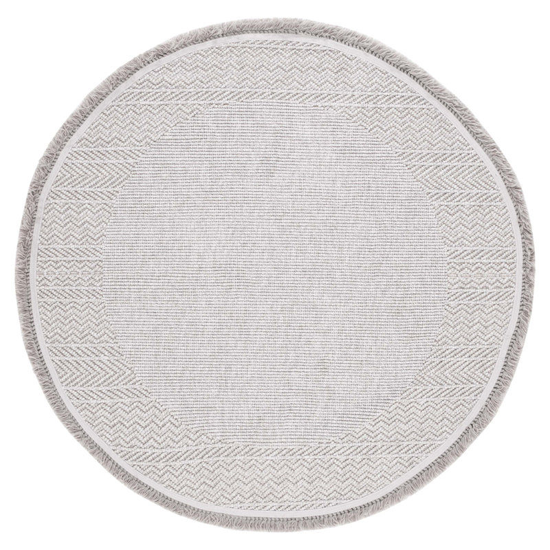 Tapis géométrique Joete, Rond 5 pi 3 po