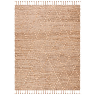 Tapis en jute tissé à la main en fibre naturelle Digio