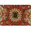 Tapis rouille unique de 2 pi 8 po x 10 pi 2 po