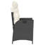 Red Barrel Studio® 2 chaises de patio inclinables avec coussins en poly rotin-1476398709-1476398708