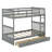 Bunk Bed With Ladder And Storage Drawers-859157499