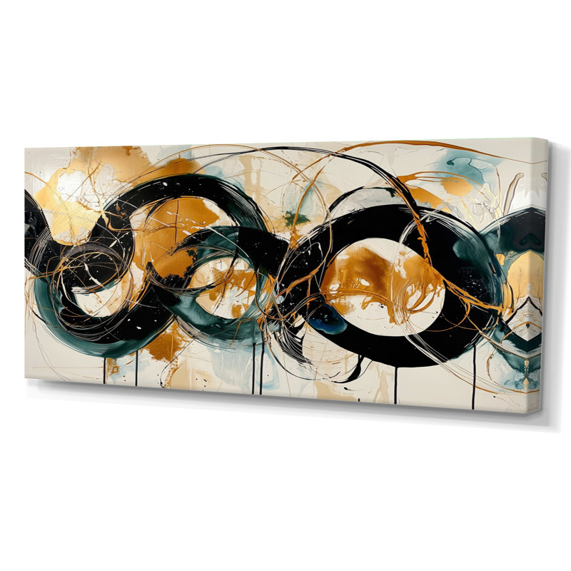 Art mural en toile Odier, H 28 po x l 60 po, Toile tendue, Ne s'applique pas