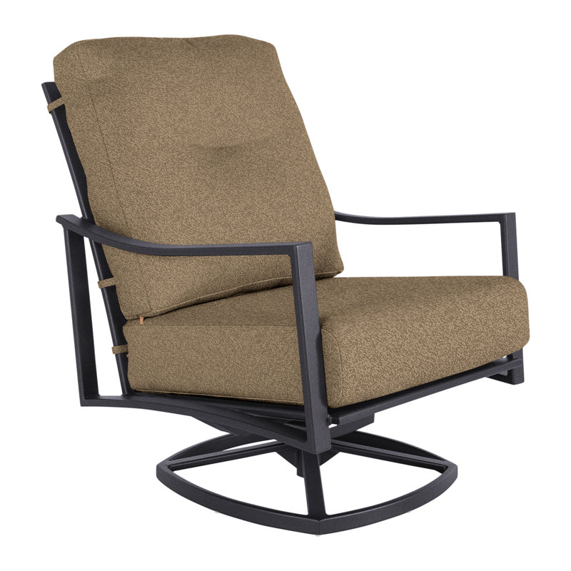 Avana Outdoor Rocker Chair, Graphite, Harris Stone