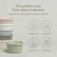 over&back Stoneware Multicolored Ramekin Set - Six Mini Dishes Perfect For Sides, Dips, Creme Brulee, Desserts, And More - Easy-to-stack All-occasion Place Settings - 4" X 4" X 2.25" - Semi-matte