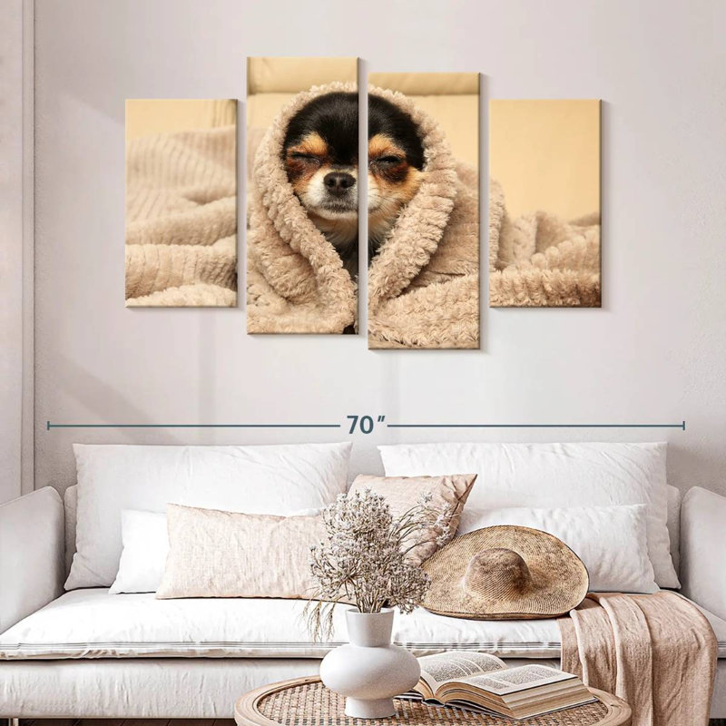 Brampt Cozy Chihuahua Dog, 32" H x 52" W