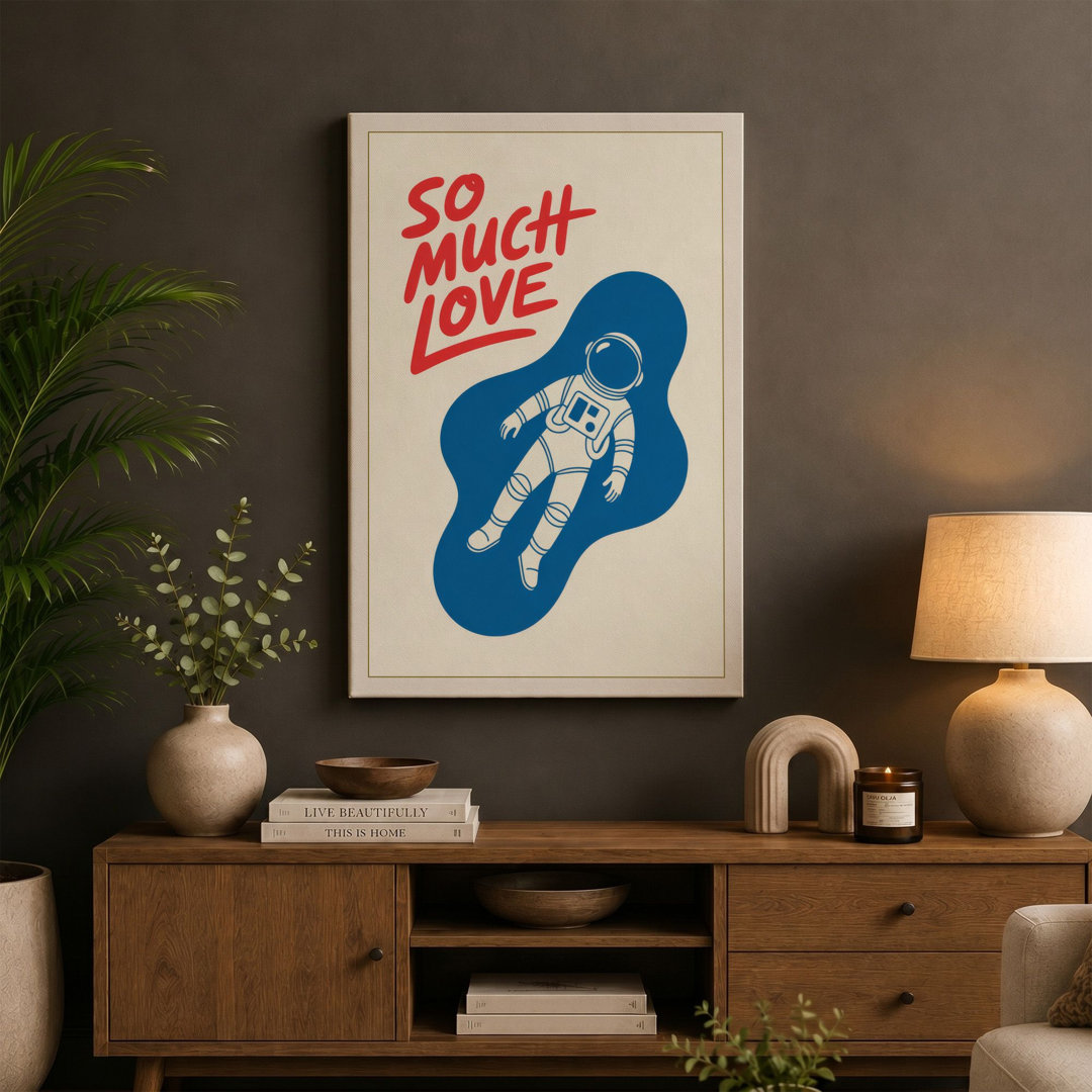 So Much Love Modern - Wrapped Canvas