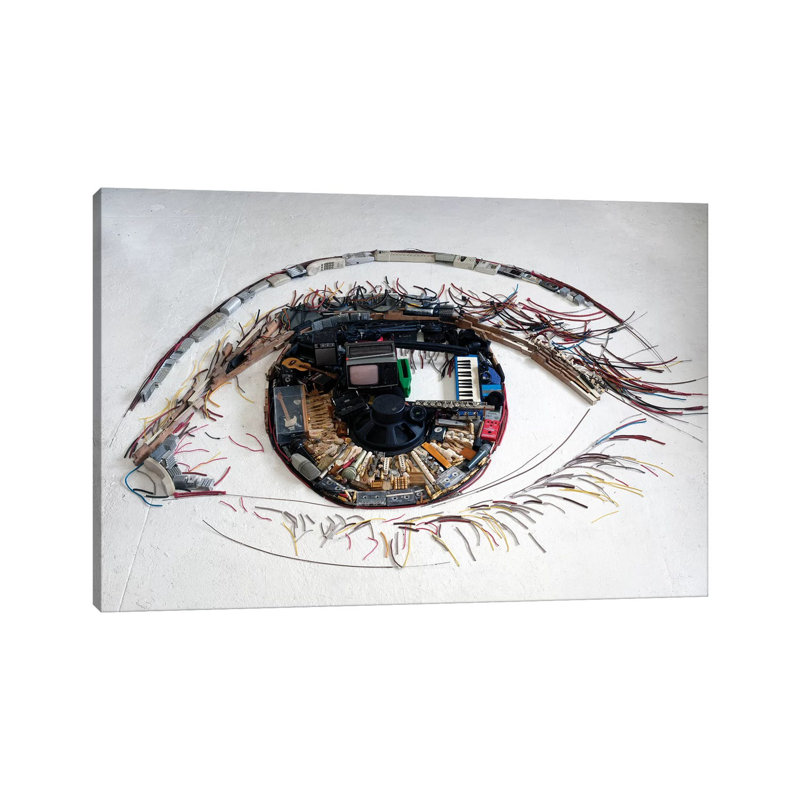 Music To See by Mr. Copyright - Wrapped Canvas Print, 30.48 cm H x 45.72 cm W