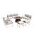 Kimisha 9 - Person Patio Conversation Set with Cushions-1440725554