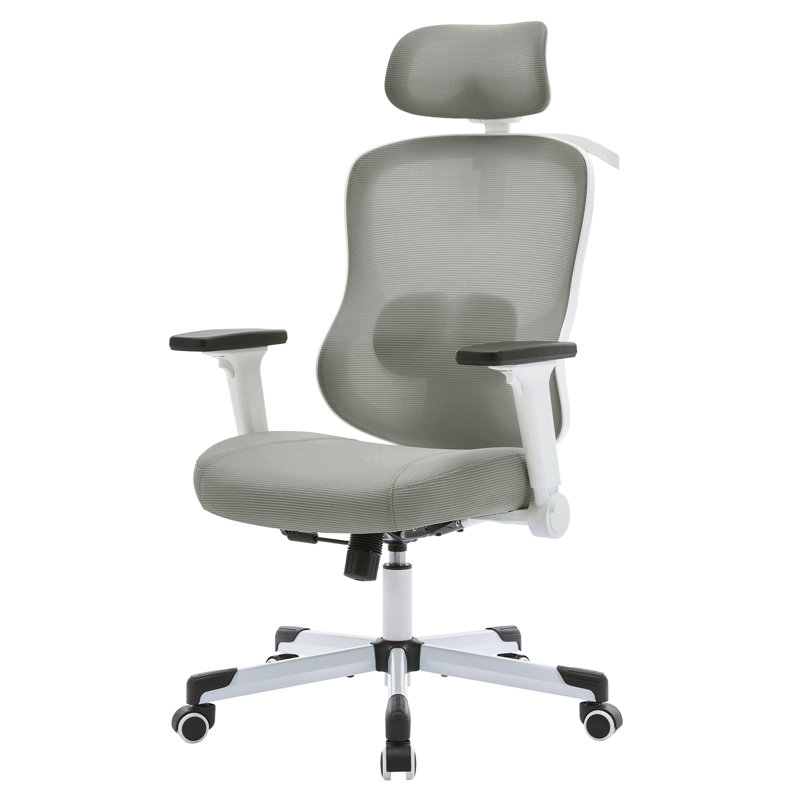 Fauteuil de bureau ergonomique Mawgan, Gris