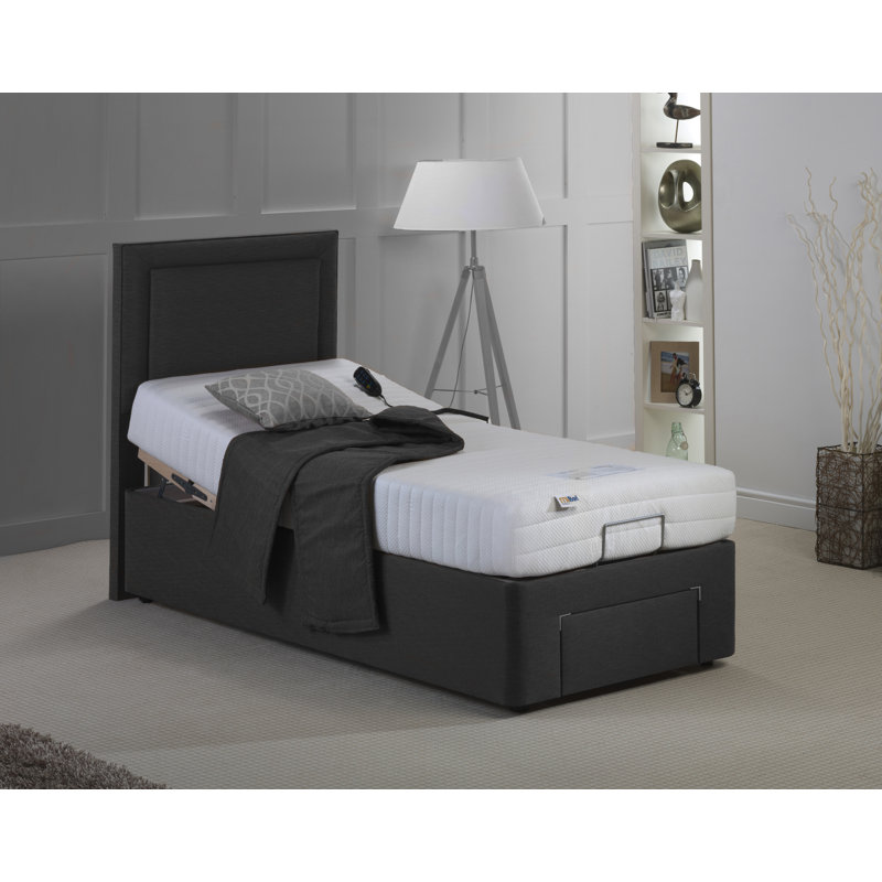 Nuredin Adjustable Bed with Mattresses, Single (3')
