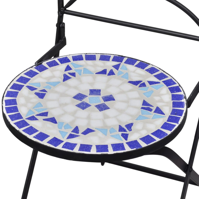 Priory 2 - Person Metal Patio Dining Set with Square Table