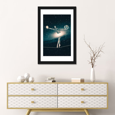 « the cosmique game of balance », reproduction d’impression sur toile