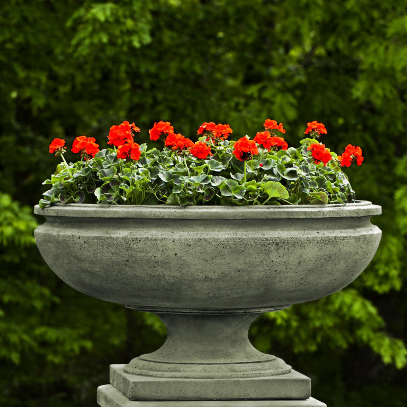 Urne à fleurs St Louis, Bronze cuivré