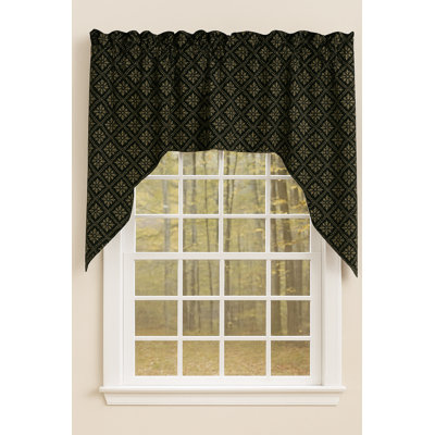Cantonnière 72 "en jacquard Kingston