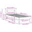 Vidaxl Bed Frame With Headboard Solid Wood Pine-113970938-113970937