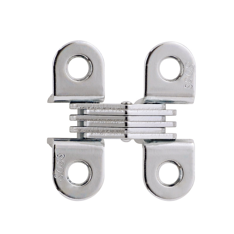 Model 330 Invisible Cabinet Hinge, Satin Chrome
