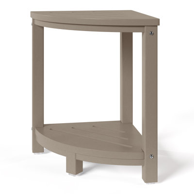 Poly Corner Shower Bench