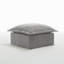 31.8cm Wide Square Solid Colour Ottoman-134684761