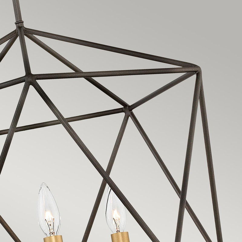 Ausonio 3 - Light Brown Cluster Pendant