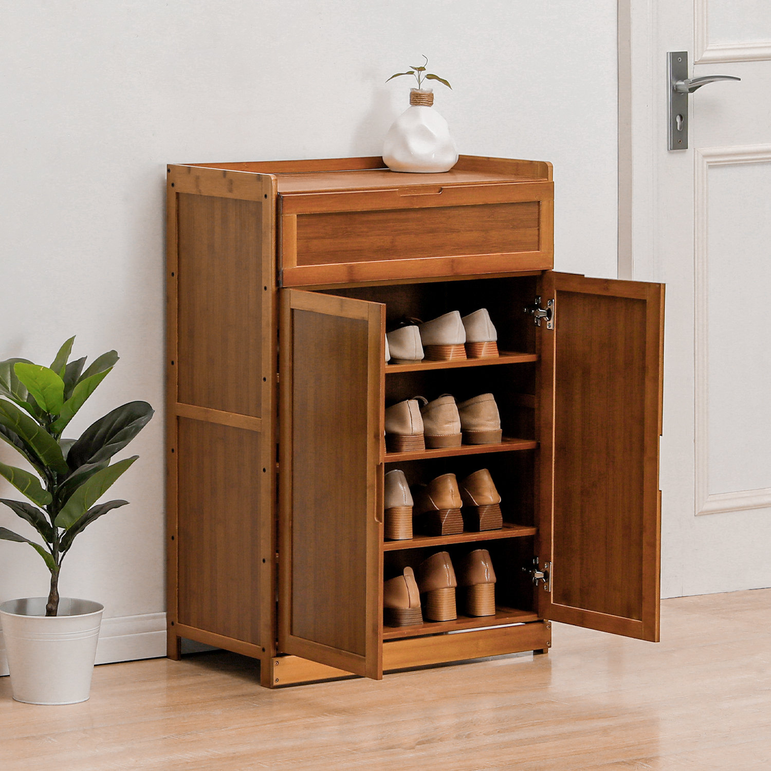 https://assets.wfcdn.com/im/16518738/compr-r85/2021/202124353/5-tiers-bamboo-shoe-rack-cabinet-with-door-8-pairs-of-shoes-stand-storage-for-living-room-hallway.jpg