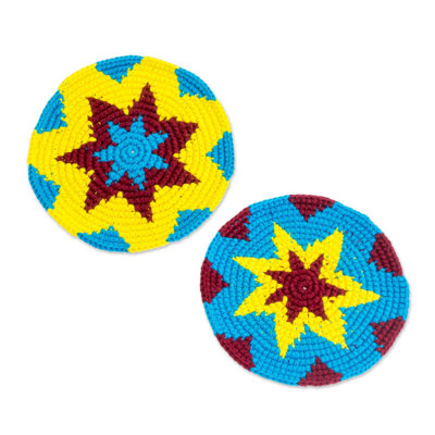 Cotton Round 6 Piece Coaster Set