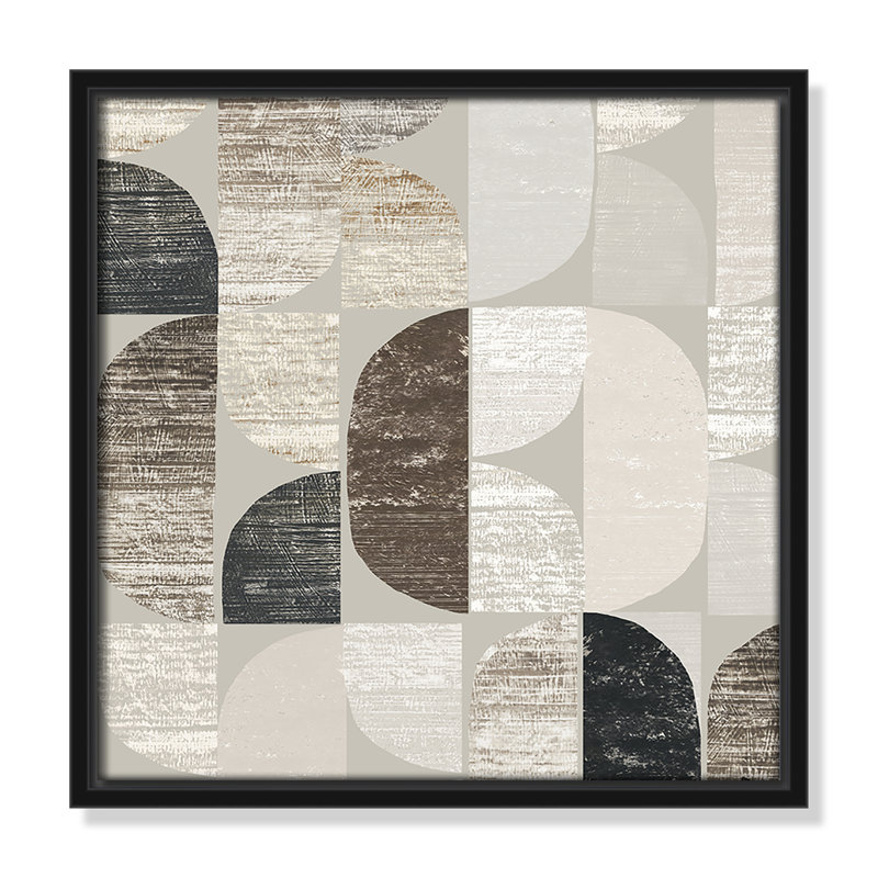 Shape and Form II - Square Version Print par Tom Reeves, H 13,5 po x l 13,5 po, Noir