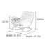 Chaise berçante ergonomique décontractée Living Room-597636116