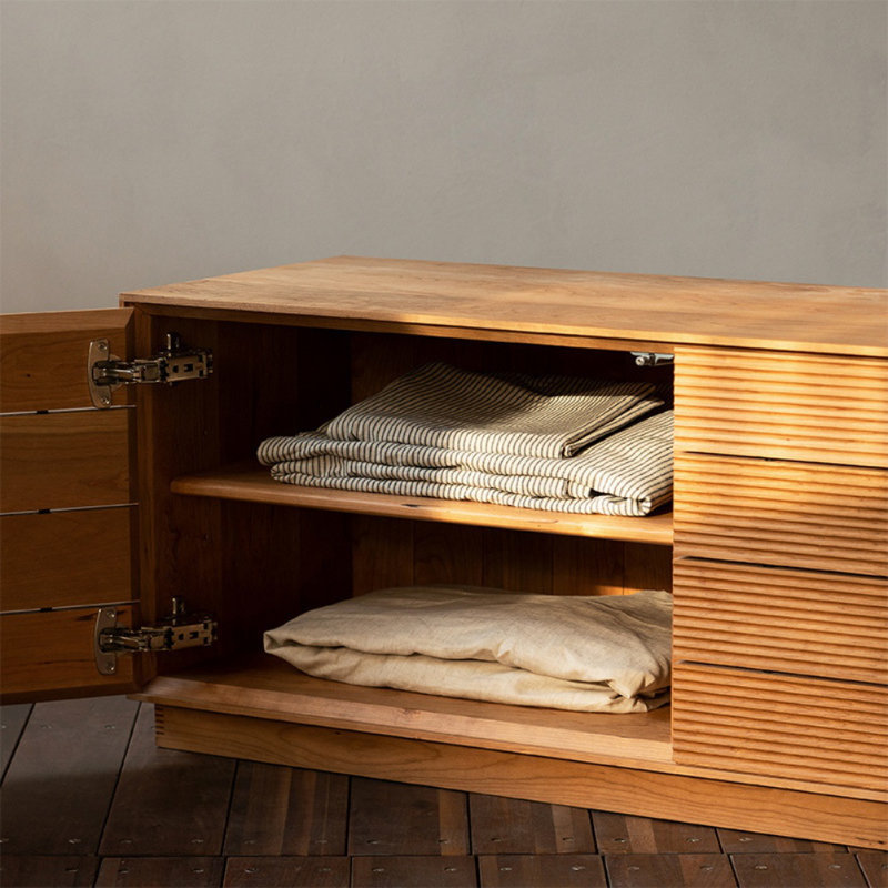 Creative Solid Wood TV Stand