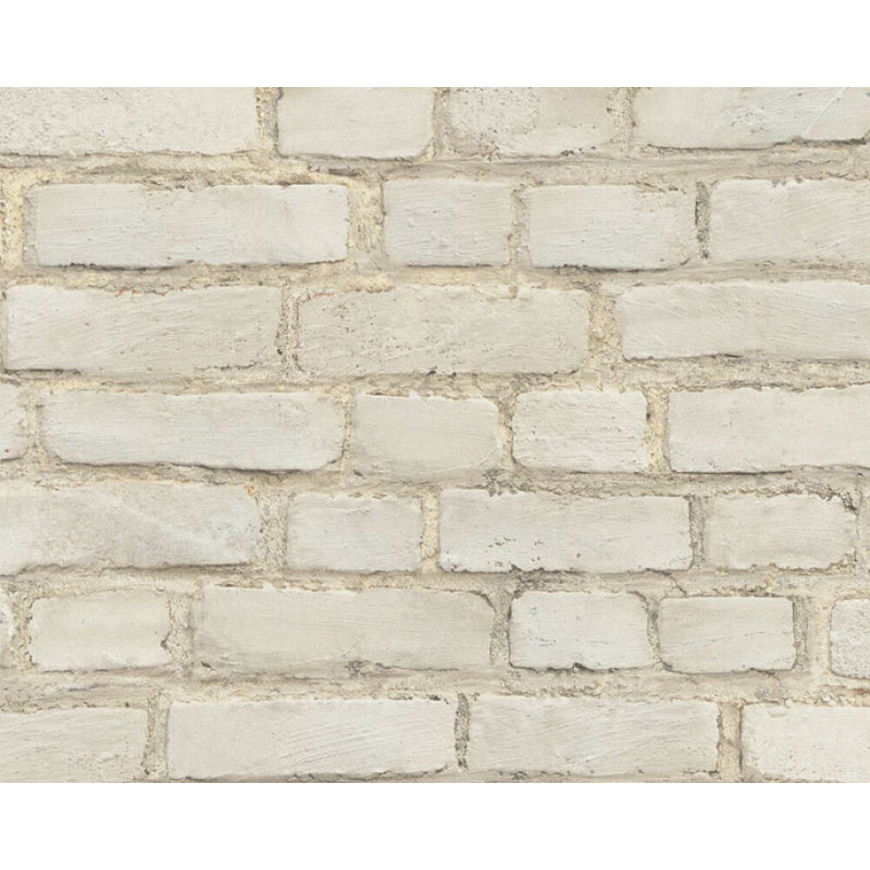 Brick Double Roll, Gray/Cream