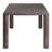 79" Espresso Solid Wood Dining Table