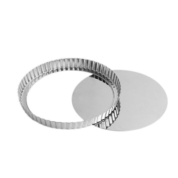 Plat à tarte en acier inoxydable avec fond amovible Fox Run
