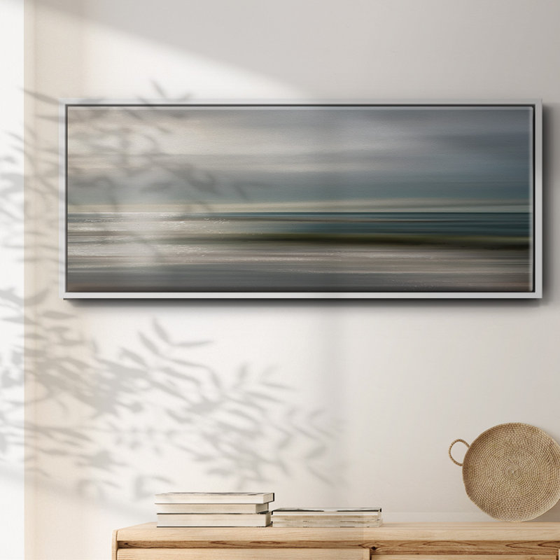 Setting Sun- Framed Canvas, 24" H x 60" W