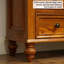 Commode 31,5 po à quatre tiroirs en bois massif Simple Browm