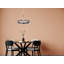 Delcenia 1 - Light Bronze LED Geometric Pendant