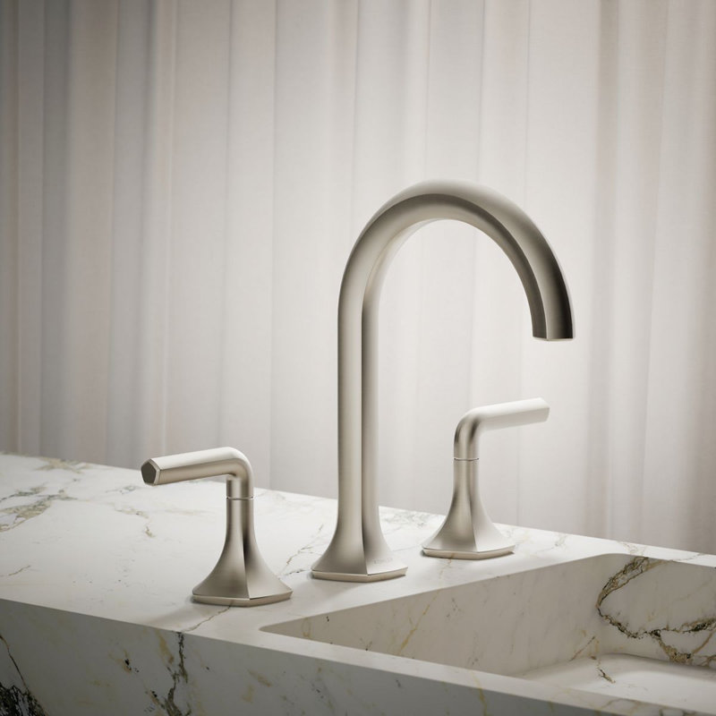 Occasion Single Hole Bathroom Faucet, Vibrant Brushed Nickel