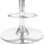 Tabouret de bar contemporain pivotant réglable avec siège et dossier rembourrés