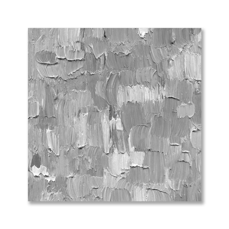 Layers Of Gray Matter Print, 46" H x 46" W, Plastic/Acrylic